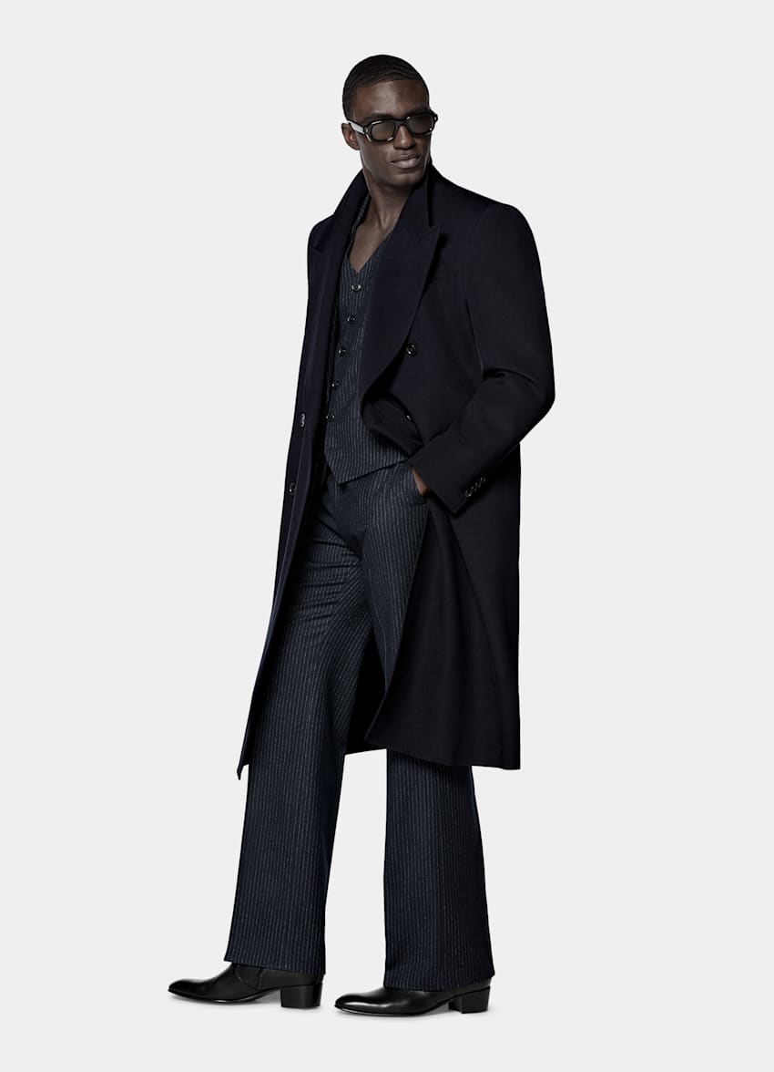 Navy Overcoat