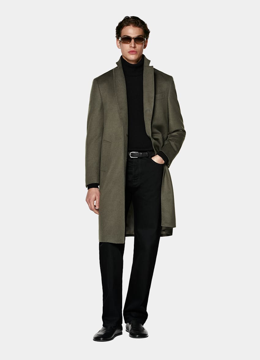 Mid Green Overcoat