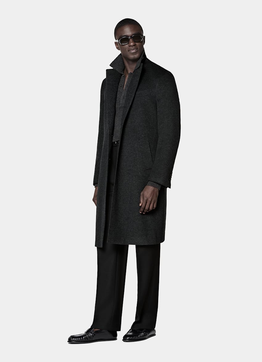 Dark Grey Overcoat