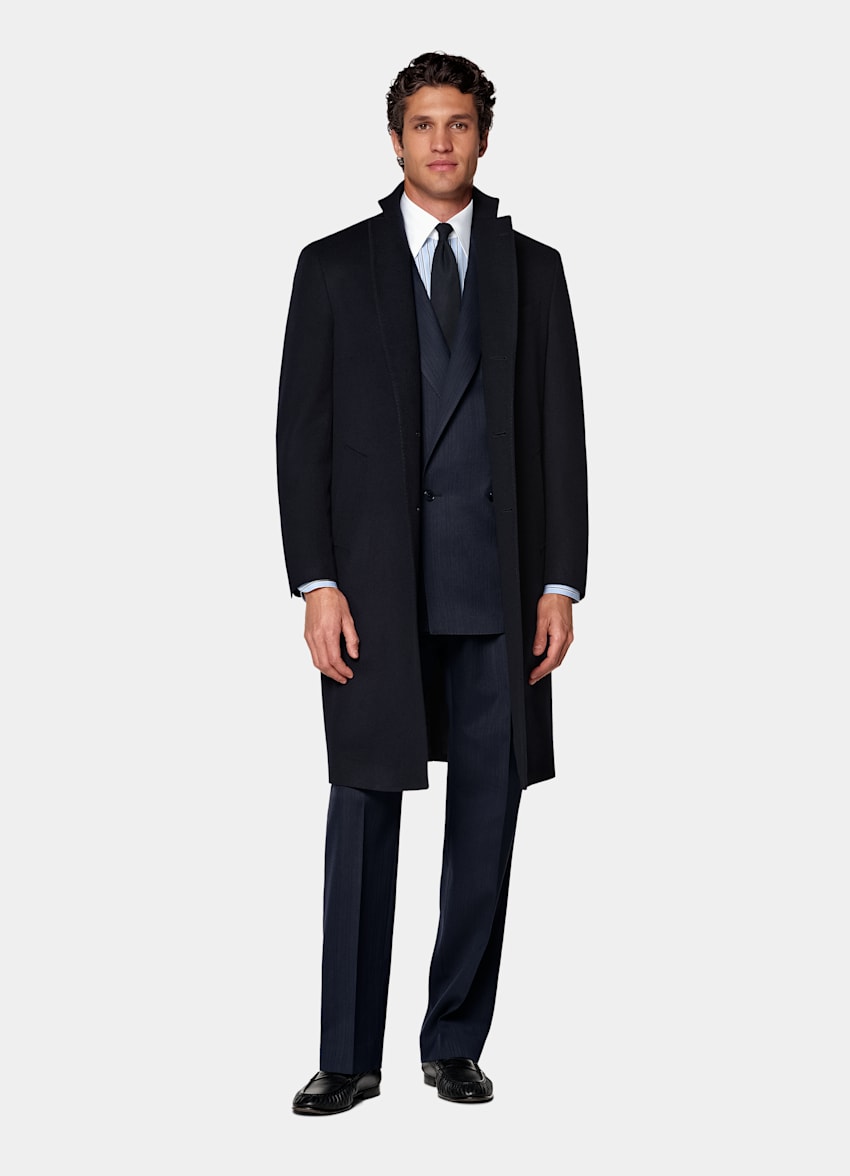Navy Overcoat