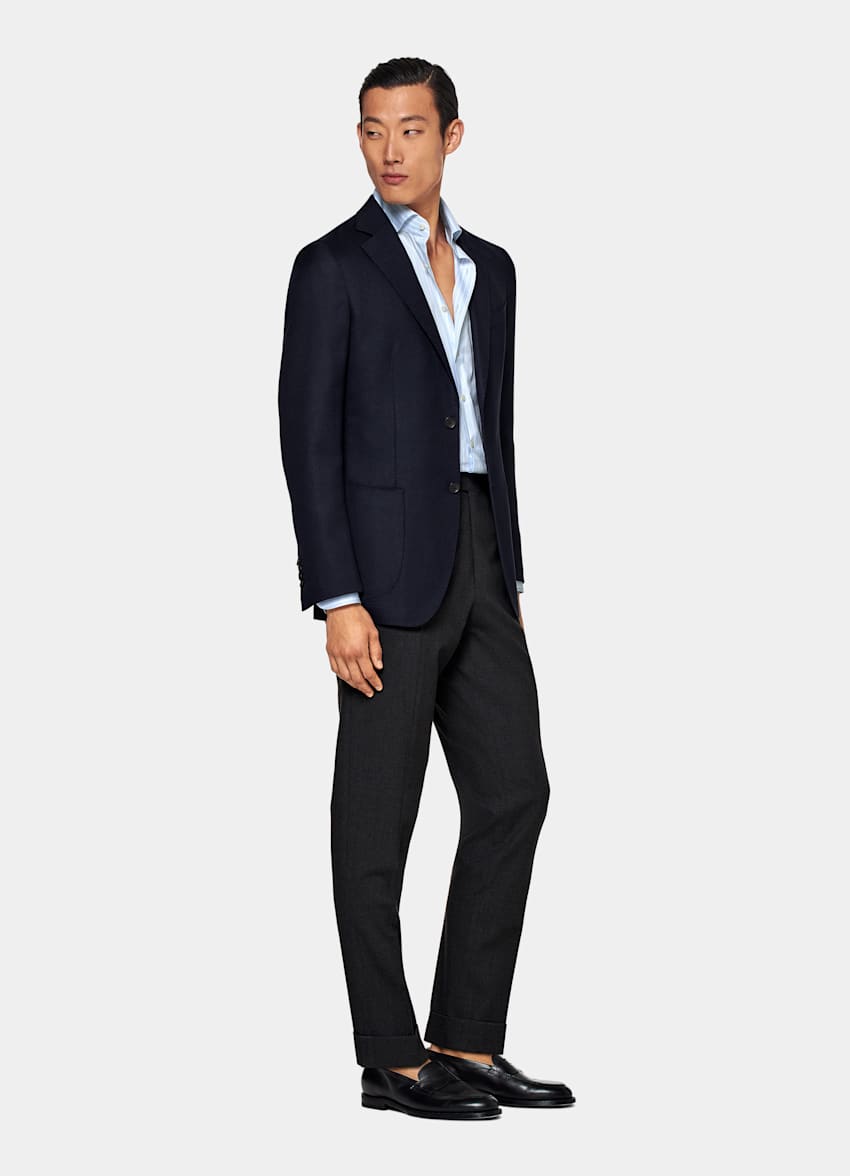Navy Tailored Fit Havana Blazer