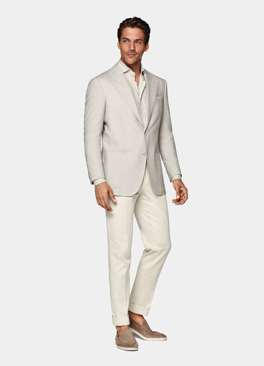 샌드 릴렉스 핏 Roma 블레이저