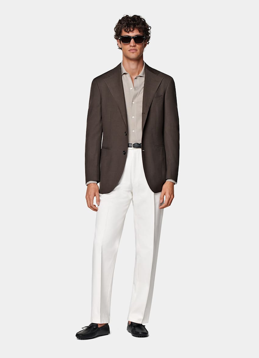 Dark Brown Relaxed Fit Roma Blazer