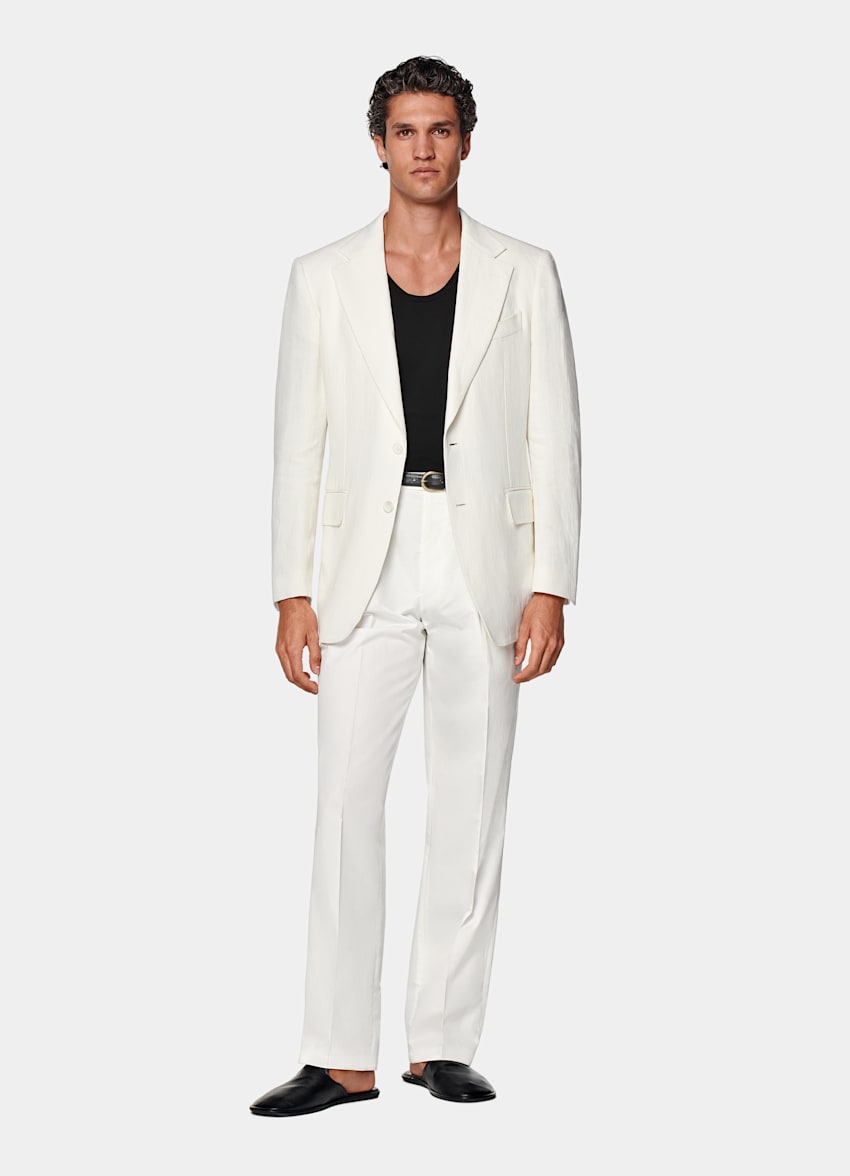 Blazer Milano color crudo corte Tailored