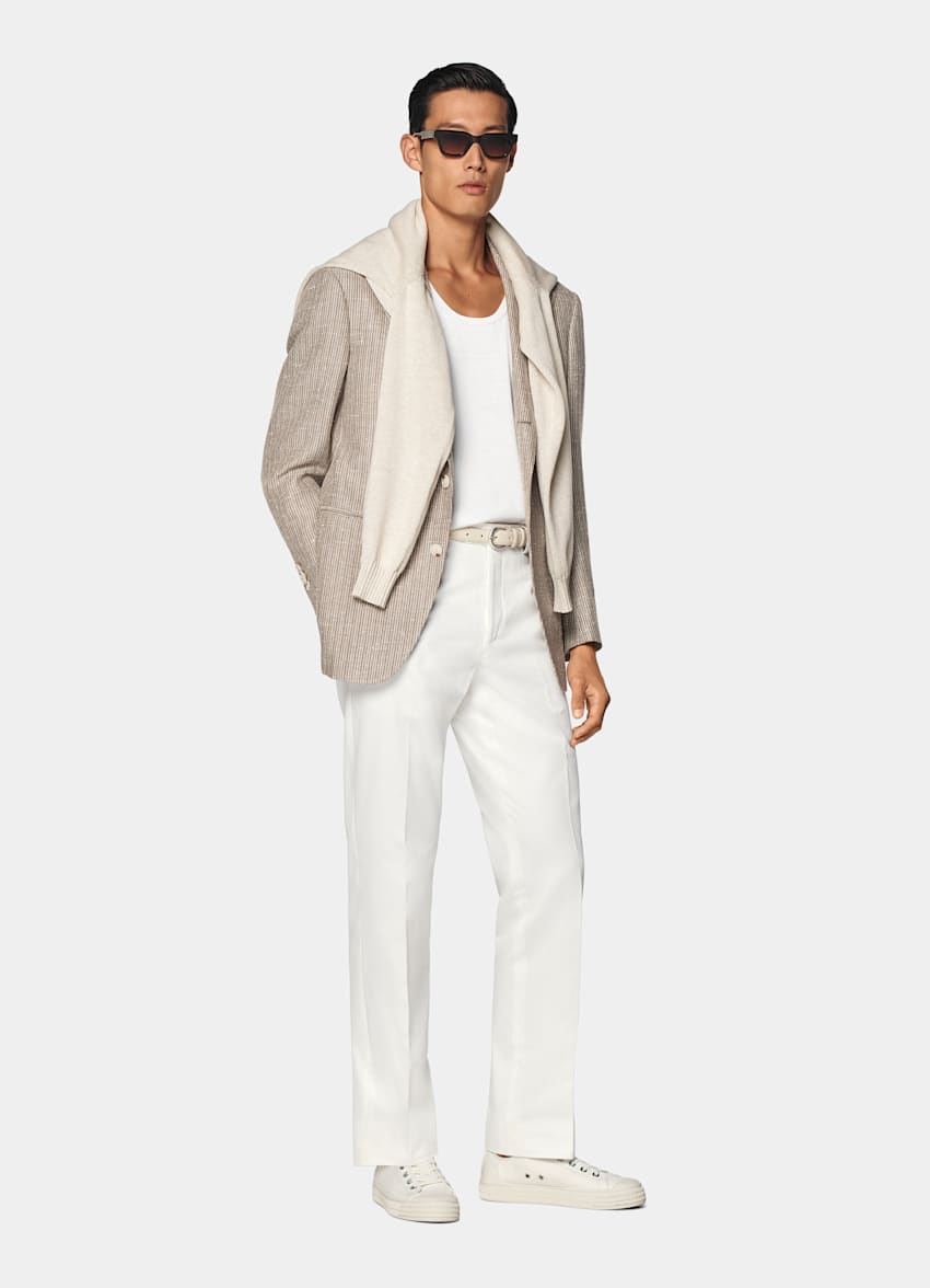Taupe Relaxed Fit Roma Blazer