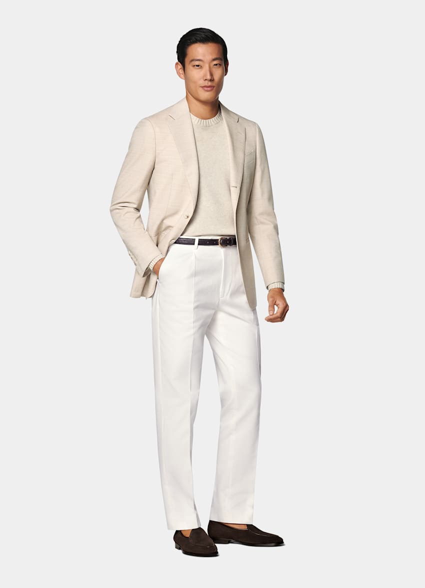 Blazer de traje Havana arena corte Tailored