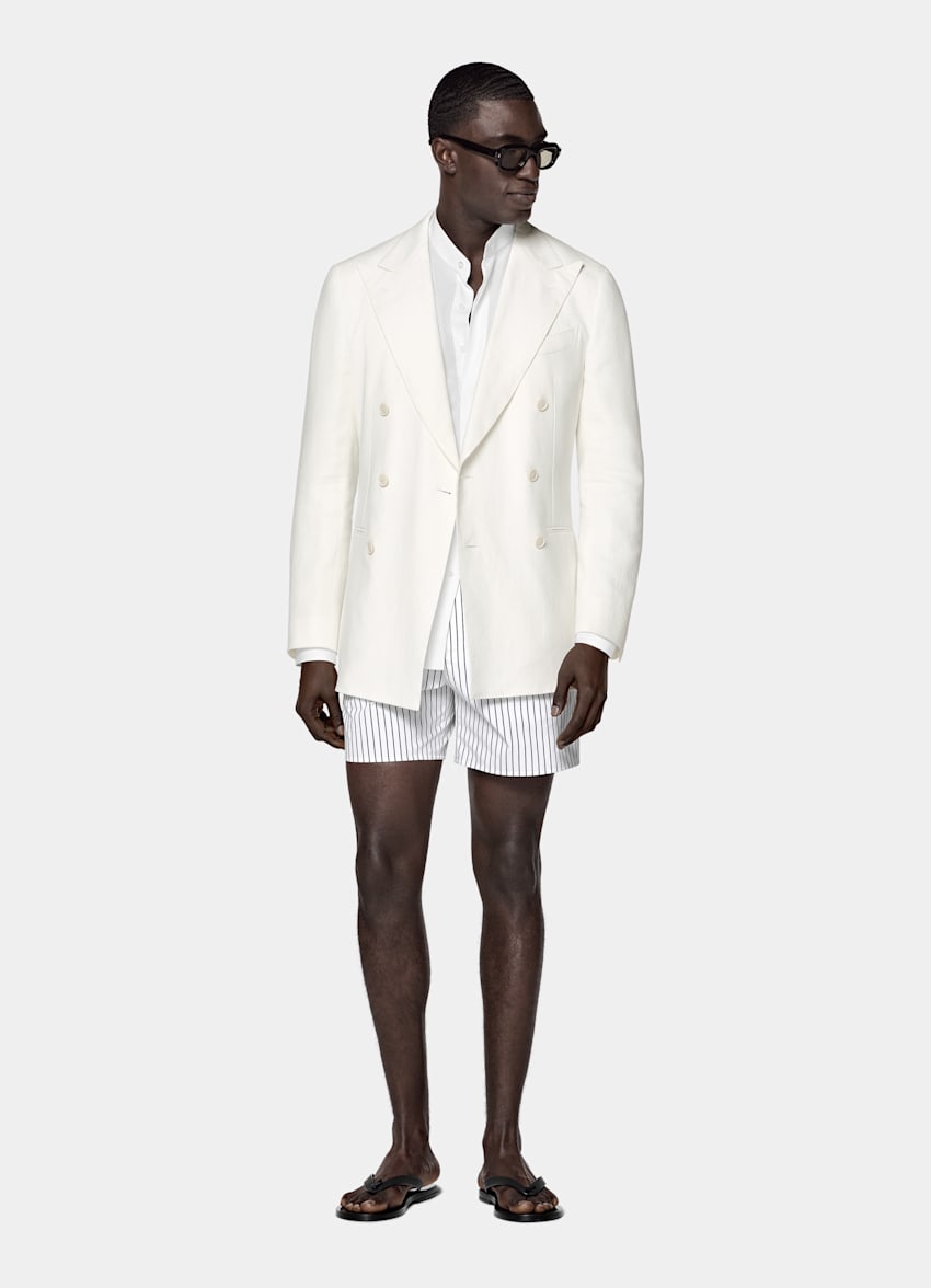 Off-White Tailored Fit Havana Suit Jacket