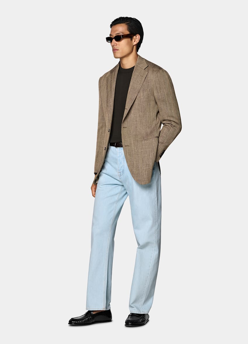 Roma Sakko mittelbraun Relaxed Fit