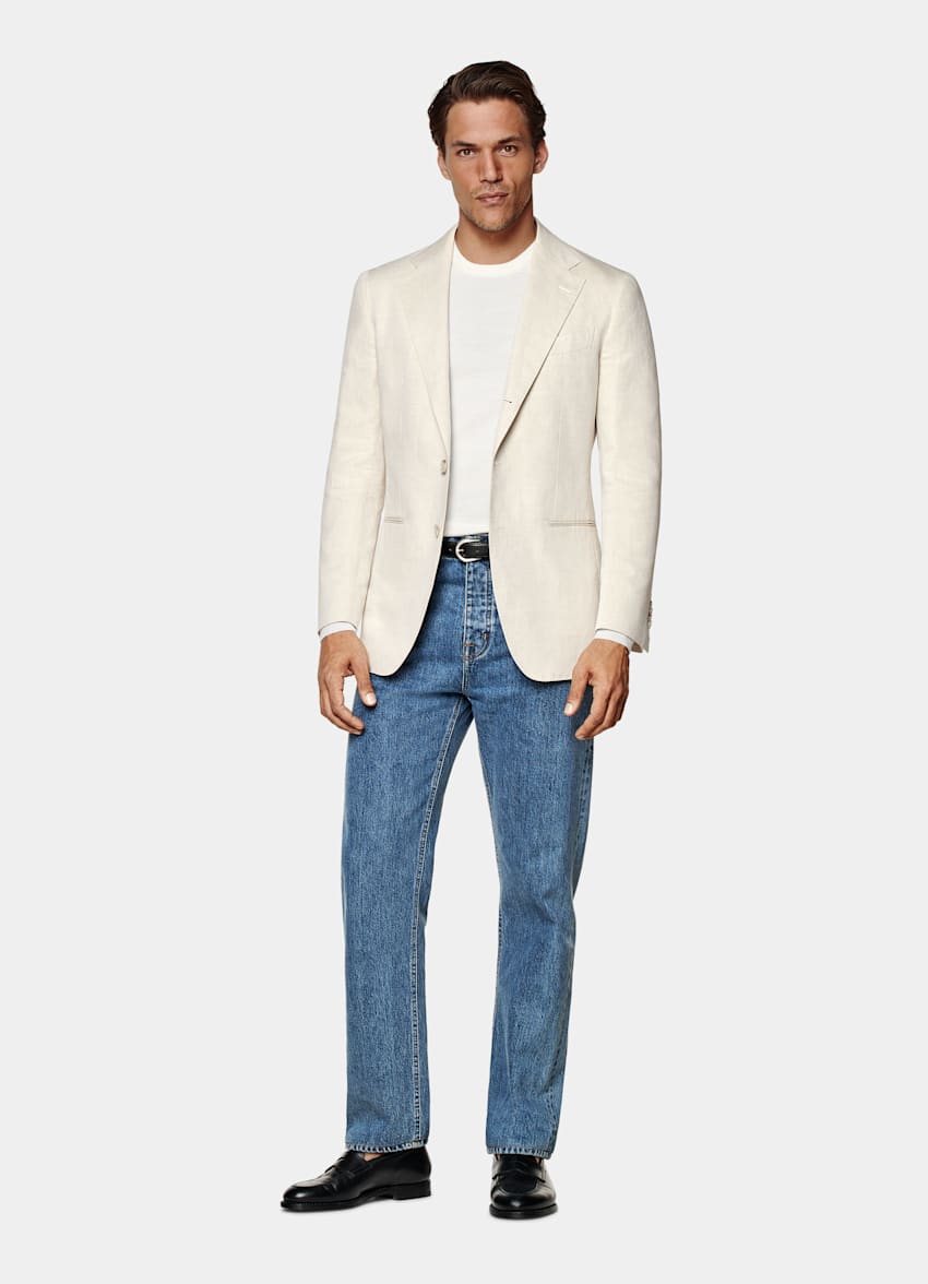 Sand Tailored Fit Havana Suit Jacket