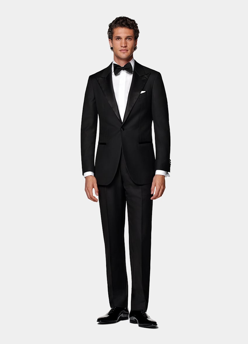 Black Tailored Fit Havana Dinner Jacket
