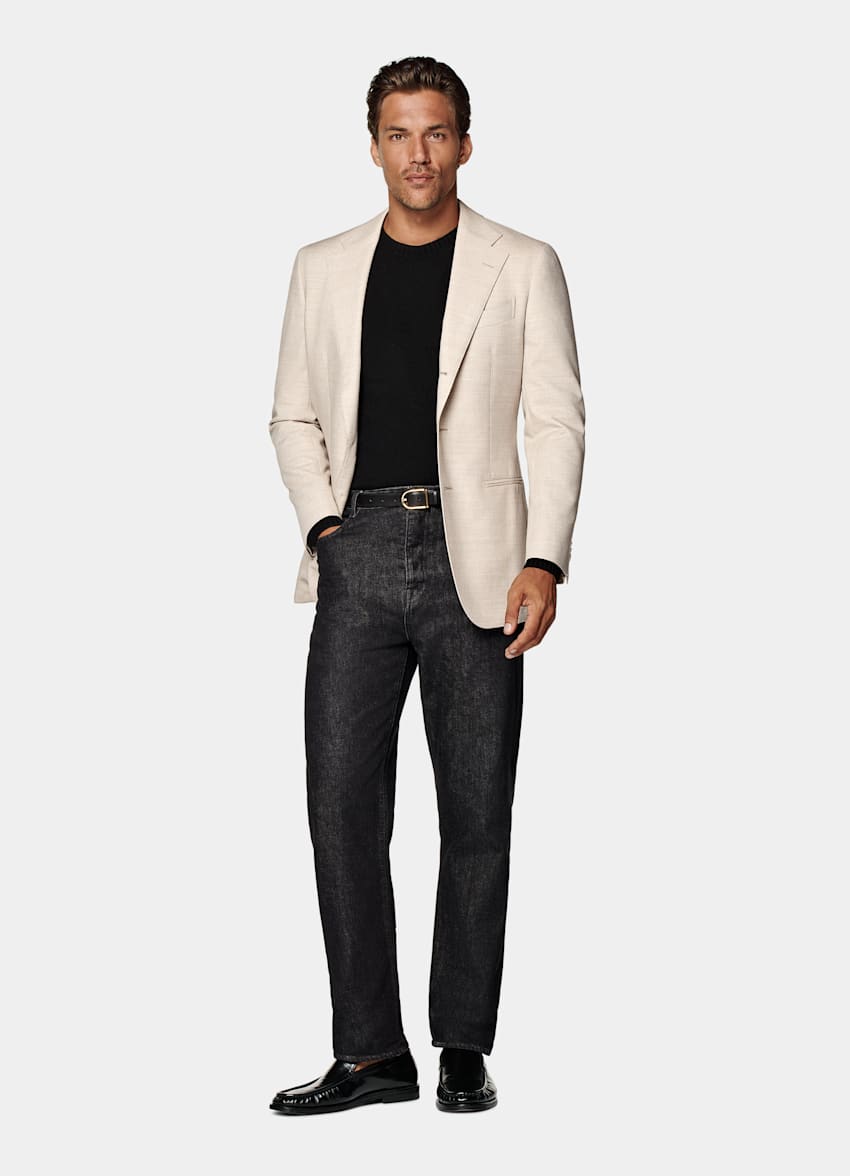 Sand Tailored Fit Havana Suit Jacket