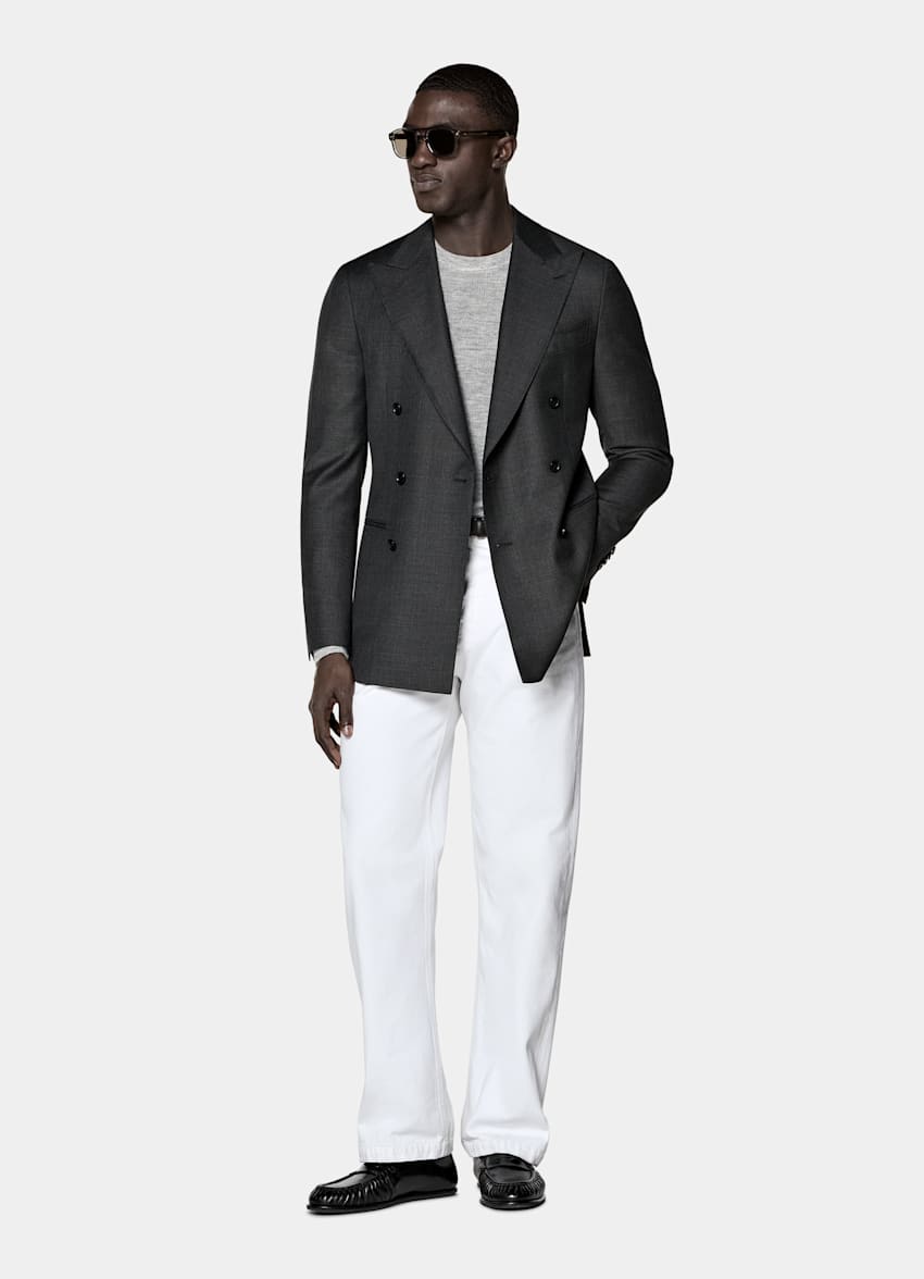 Havana Anzugsakko dunkelgrau Tailored Fit