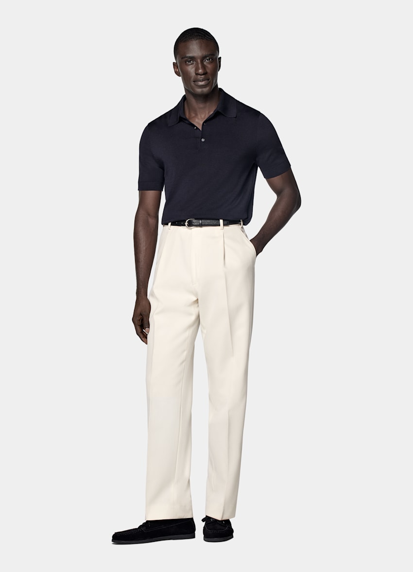 Polo bleu marine
