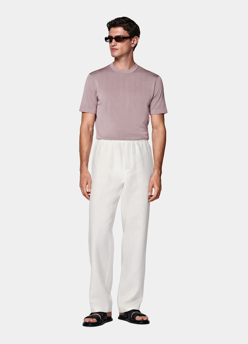 Purple Short Sleeve Crewneck