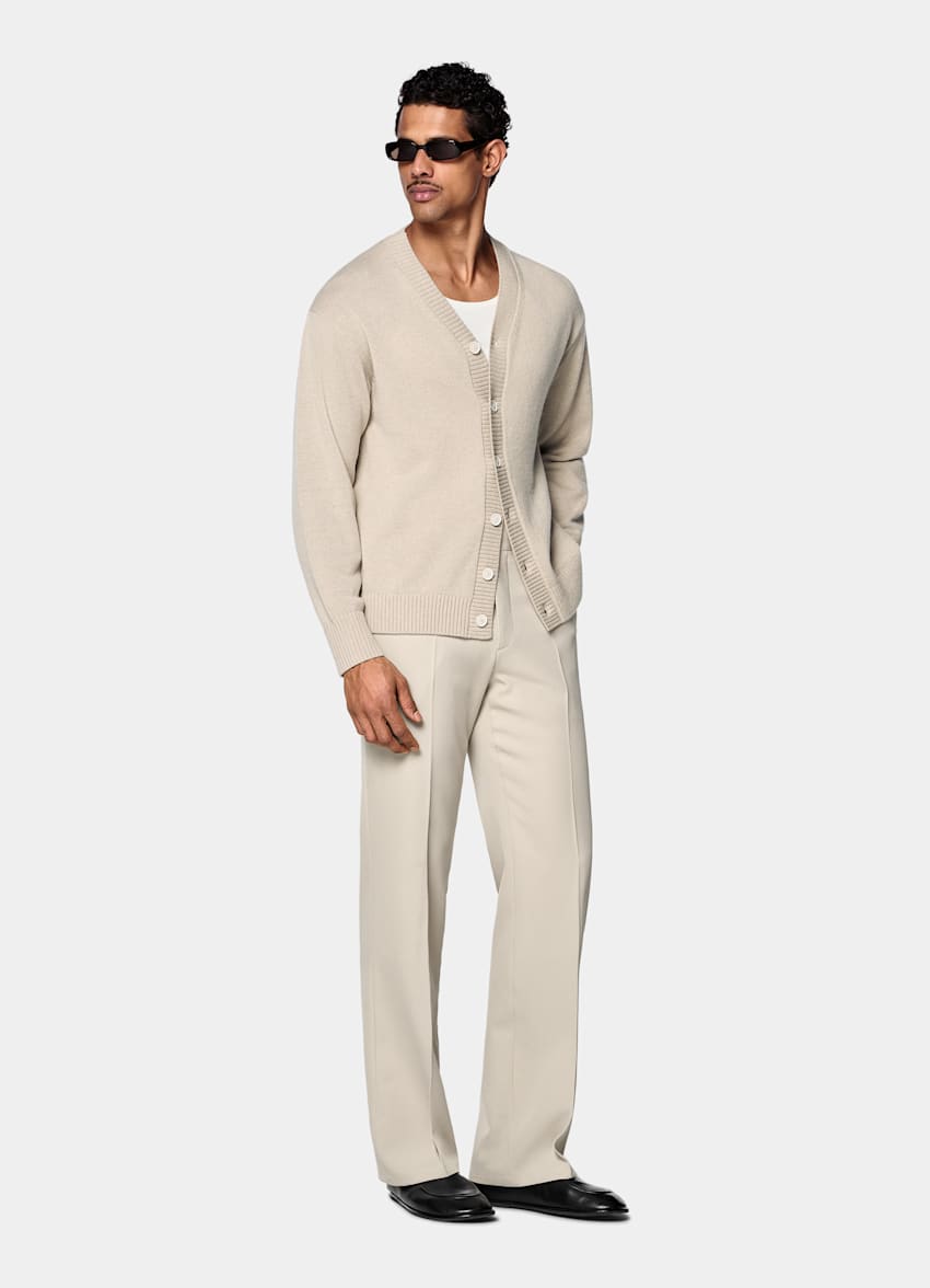Cardigan marrone chiaro
