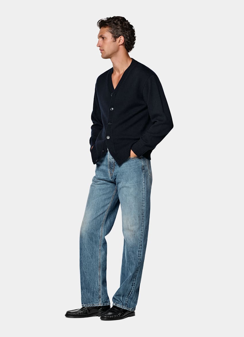 Cardigan navy