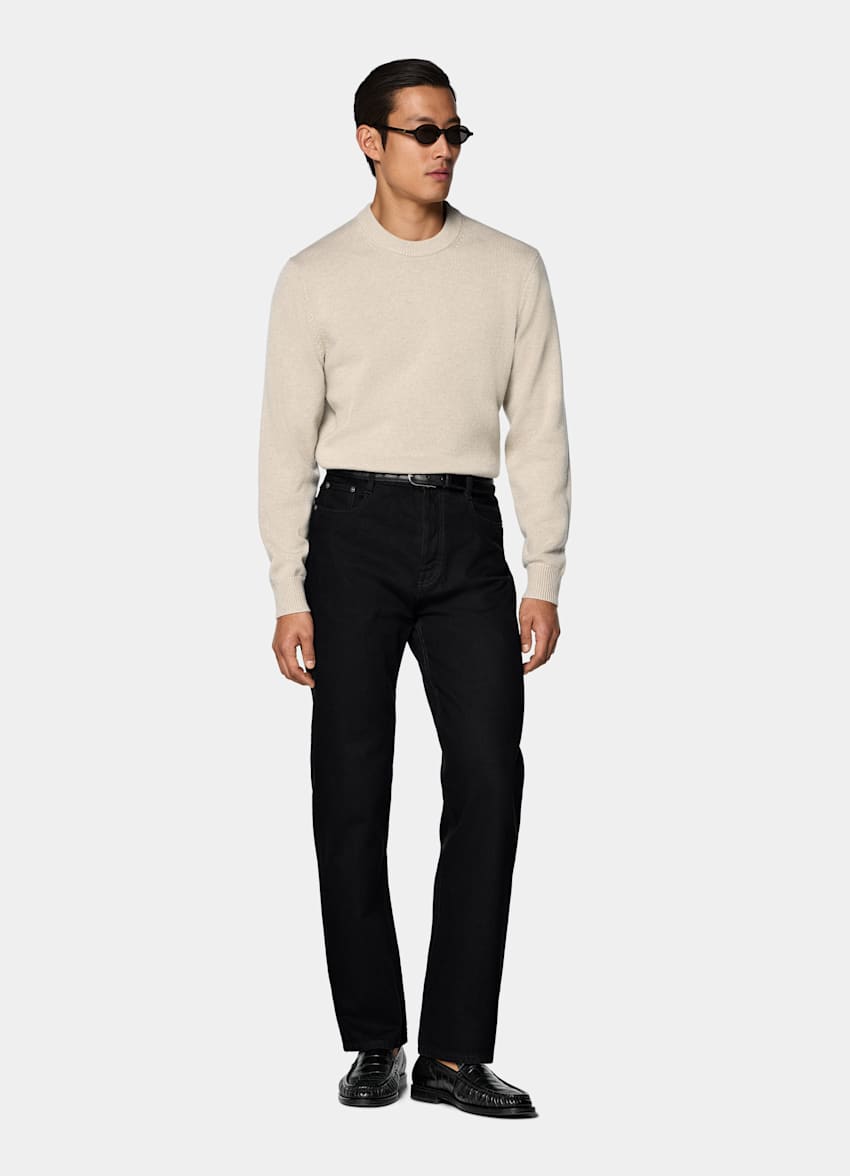 Light Brown Crewneck