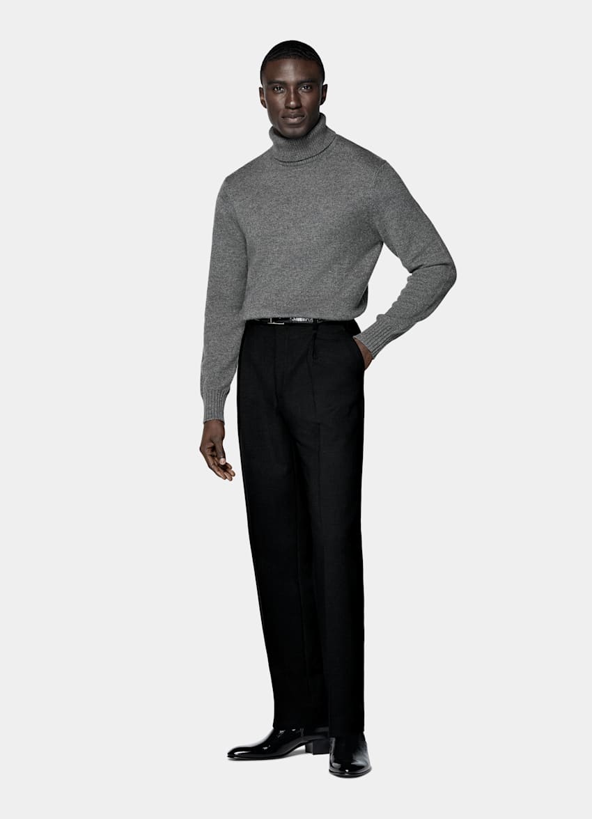 Mid Grey Turtleneck