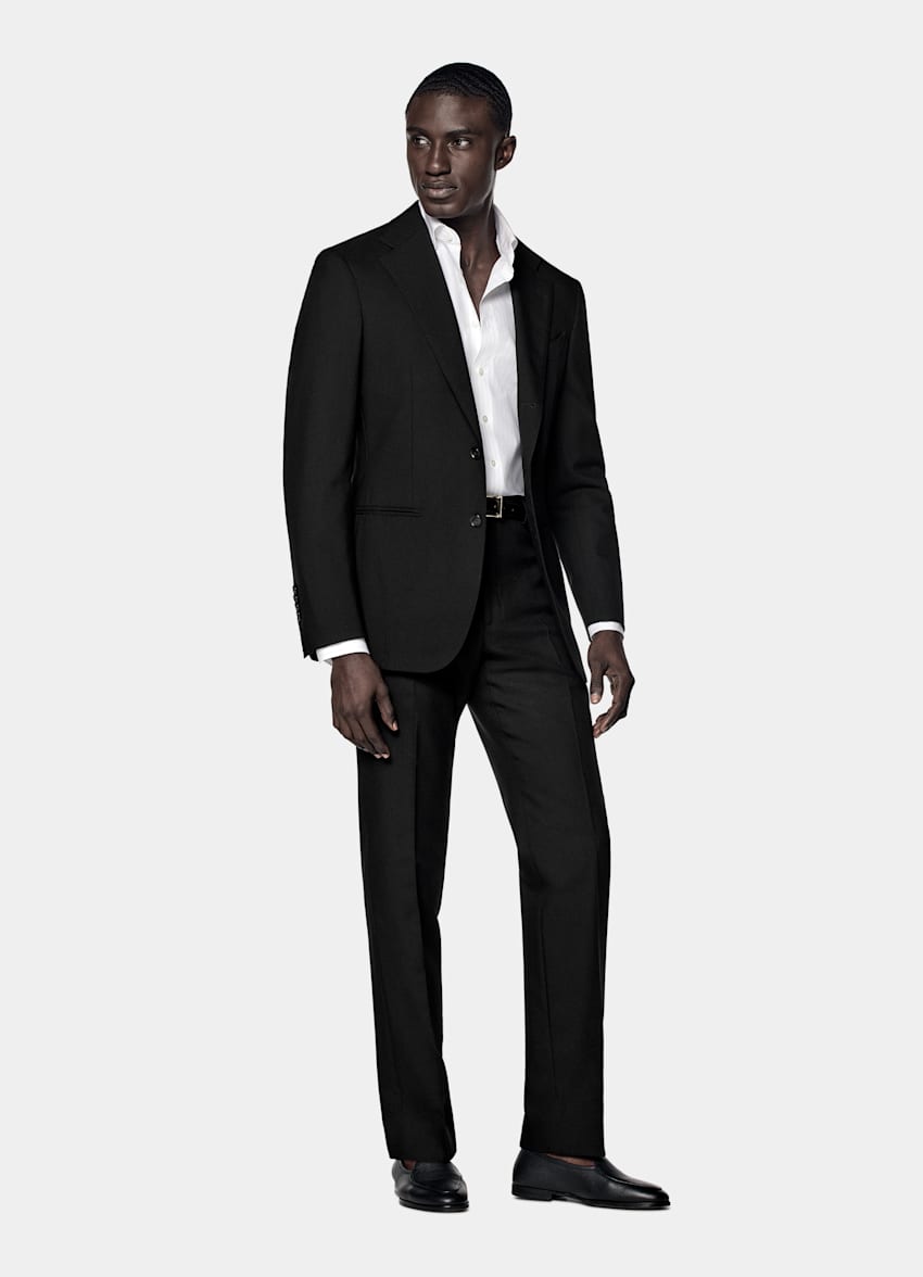 Traje Havana negro corte Tailored
