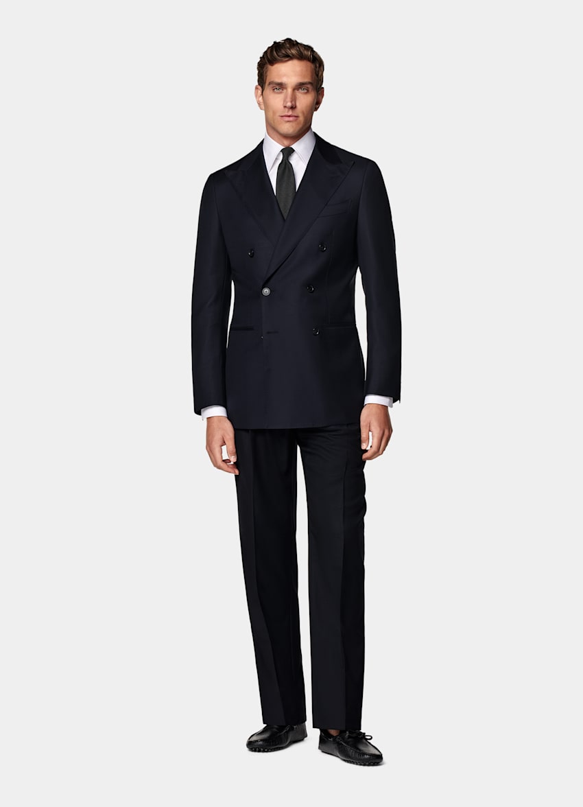 Navy Tailored Fit Havana Suit