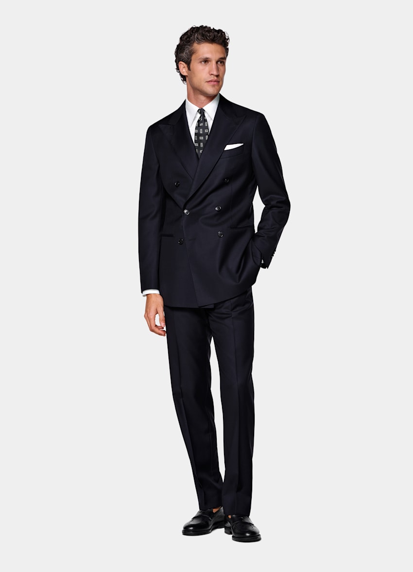 Abito Havana blu navy tailored fit