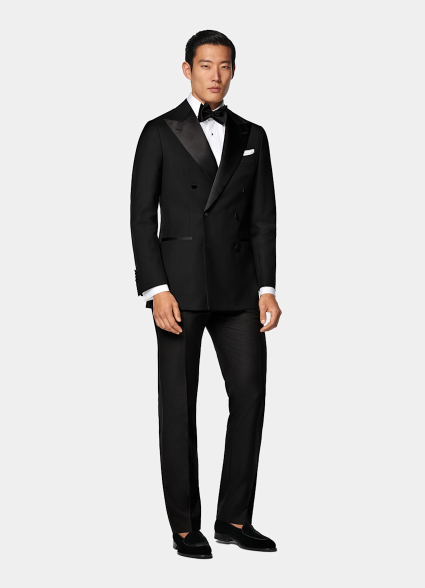 Black Tailored Fit Havana Tuxedo