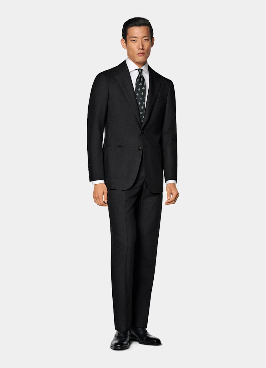 Traje Havana gris oscuro corte Tailored