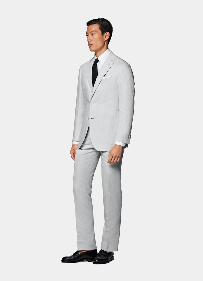  Costume Havana coupe Tailored gris clair