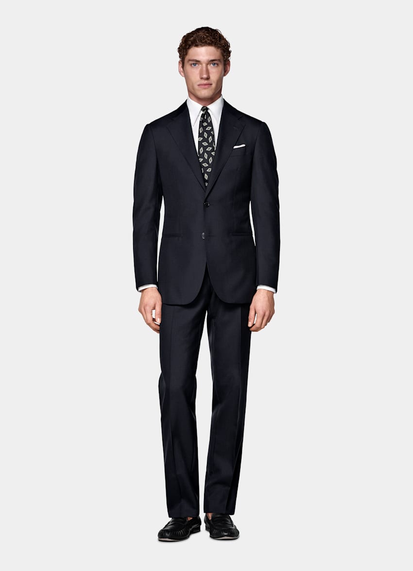 Navy Perennial Tailored Fit Havana Suit