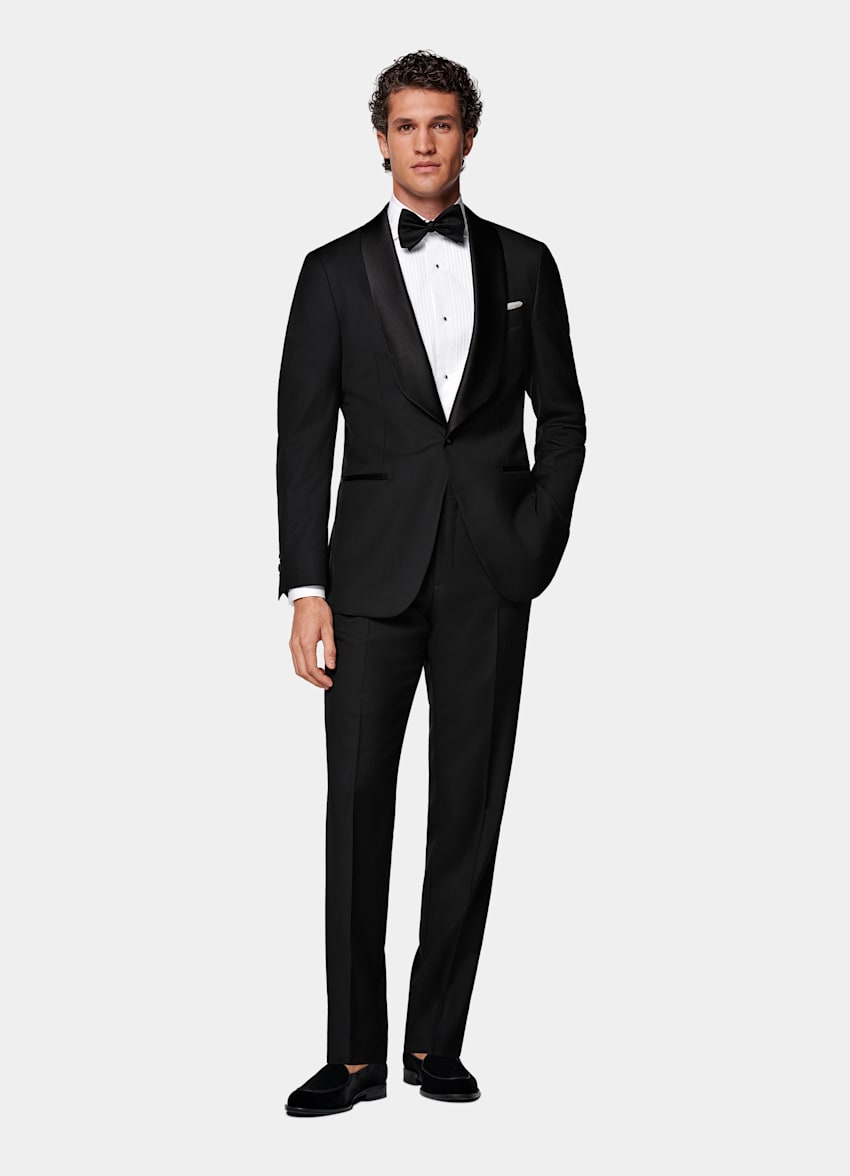 Black Tailored Fit Havana Tuxedo