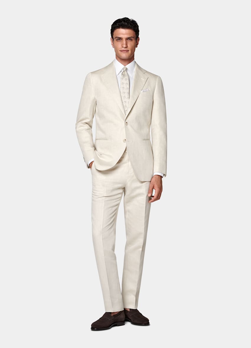 Sand Tailored Fit Havana Suit