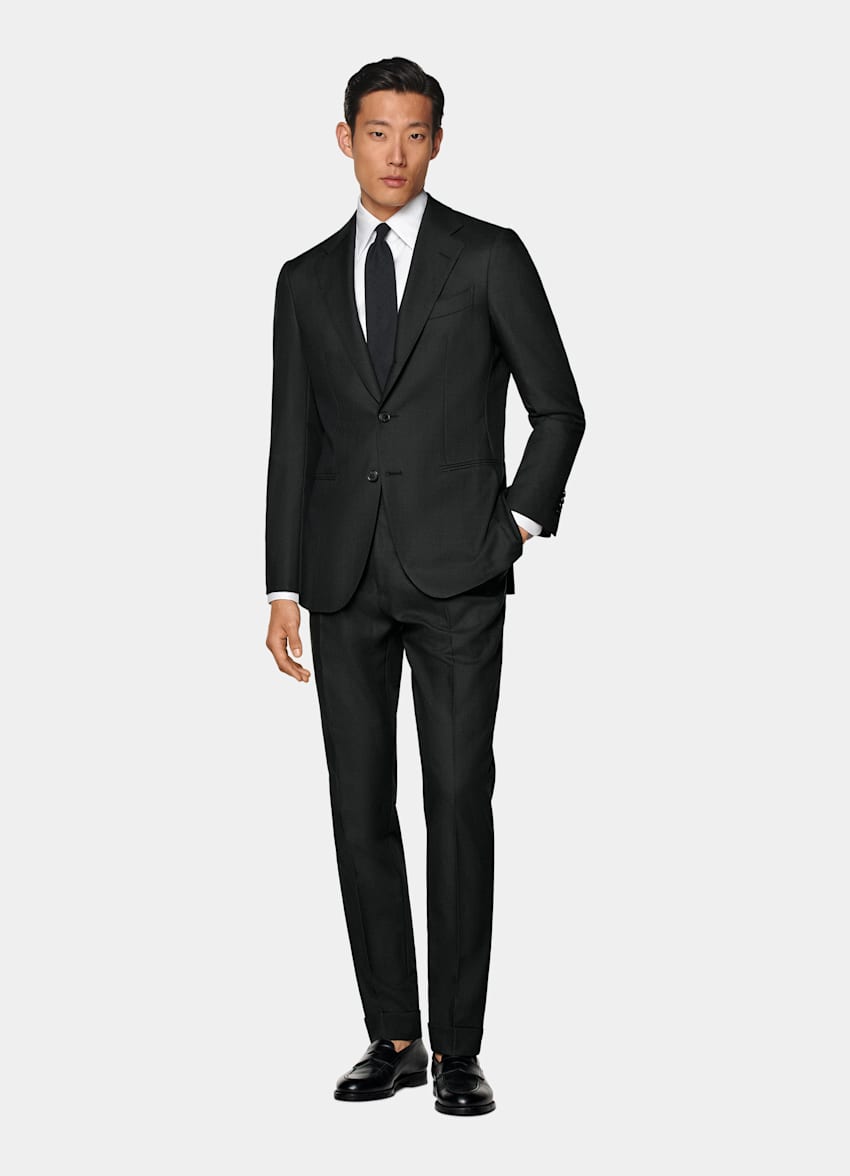 Dark Green Tailored Fit Havana Suit
