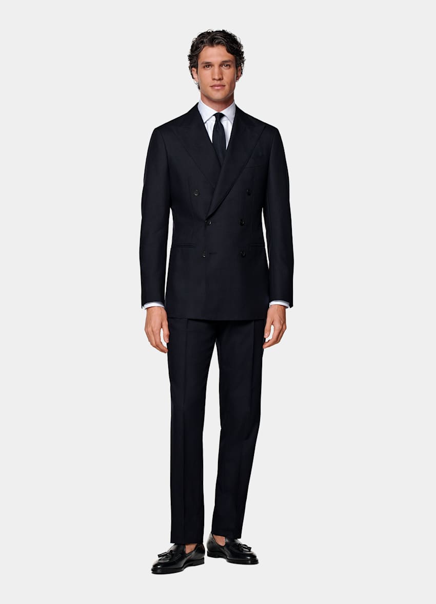 Navy Tailored Fit Havana Suit