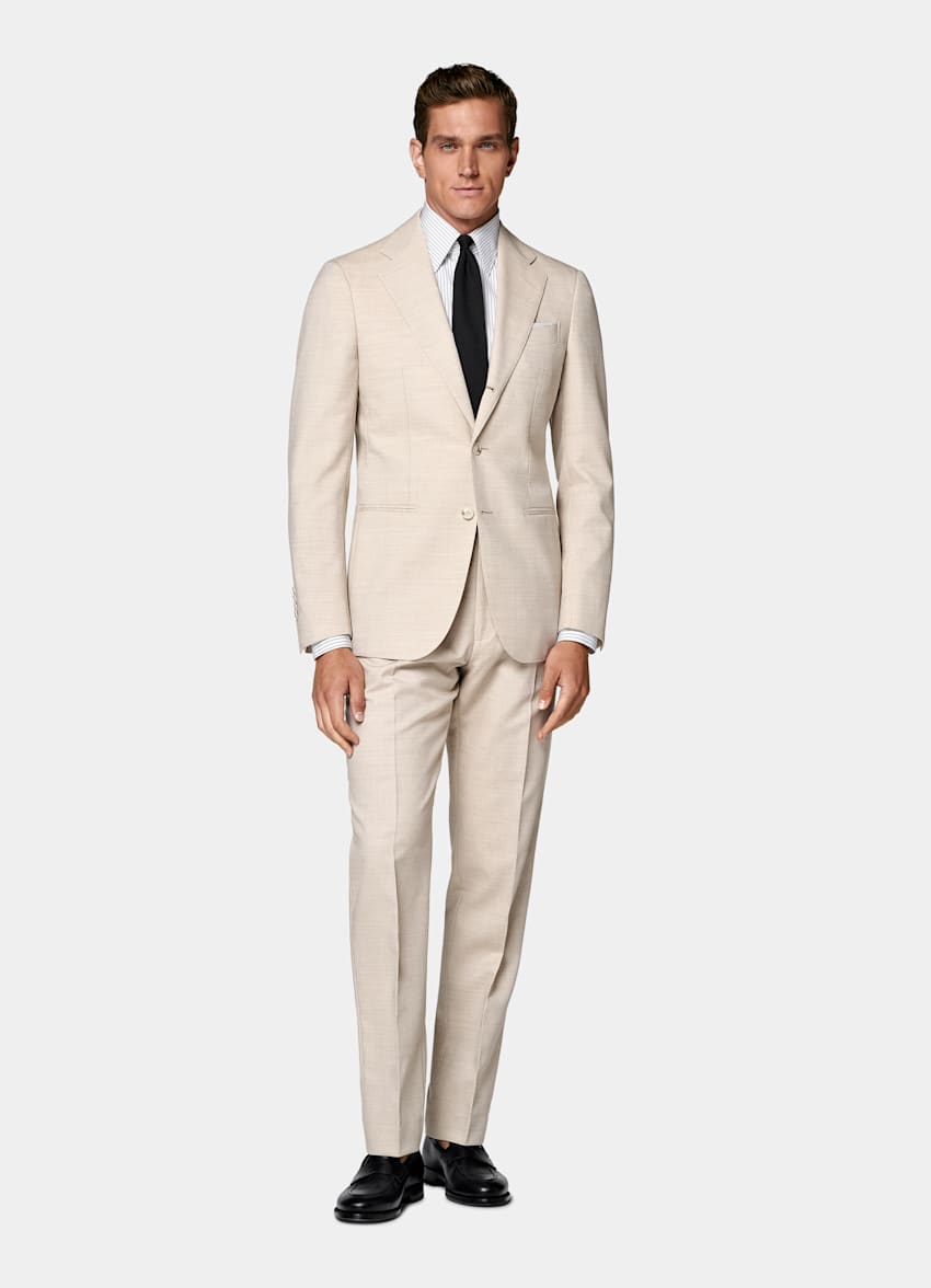 Sand Tailored Fit Havana Suit