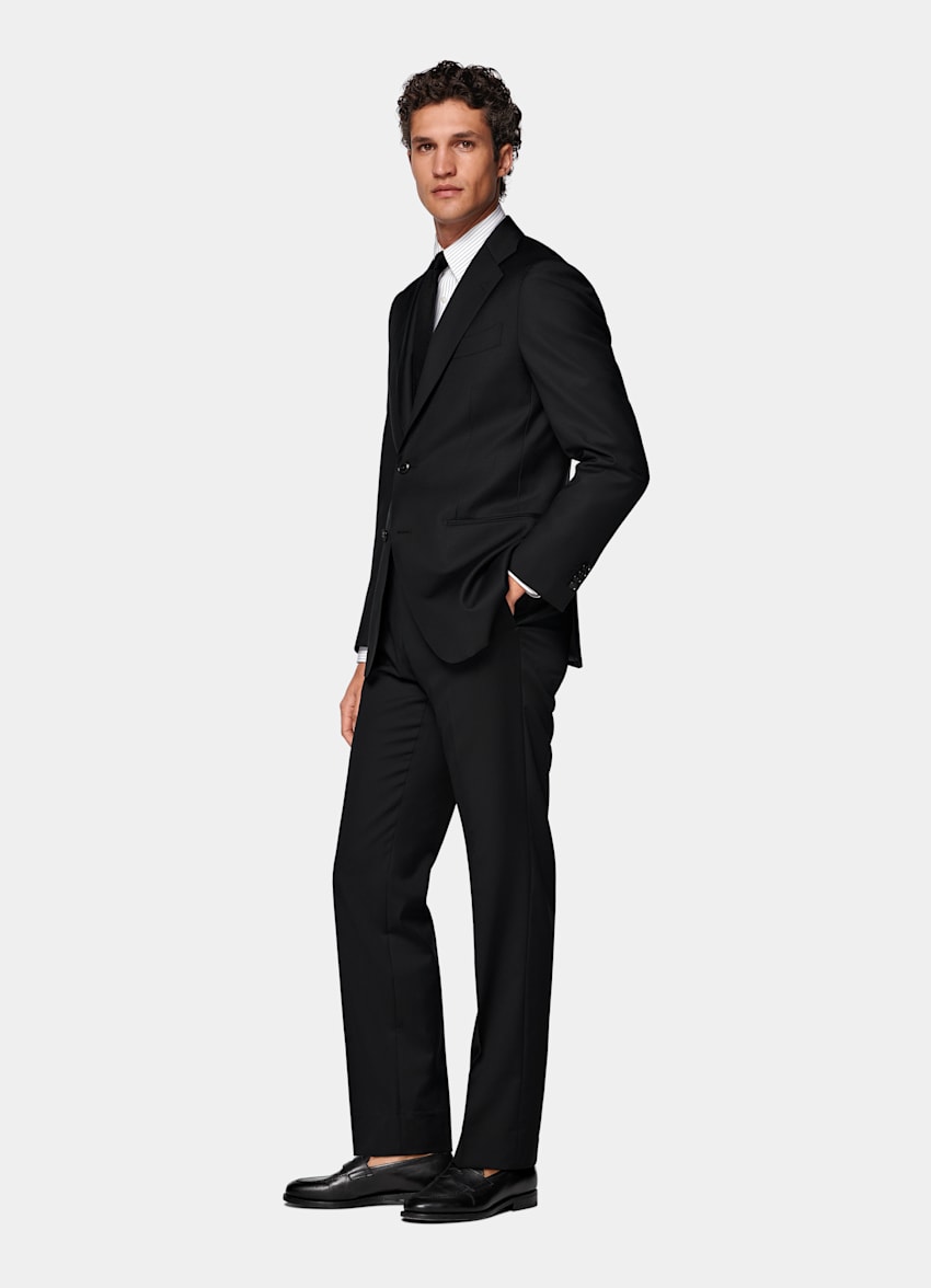 Black Perennial Tailored Fit Havana Suit