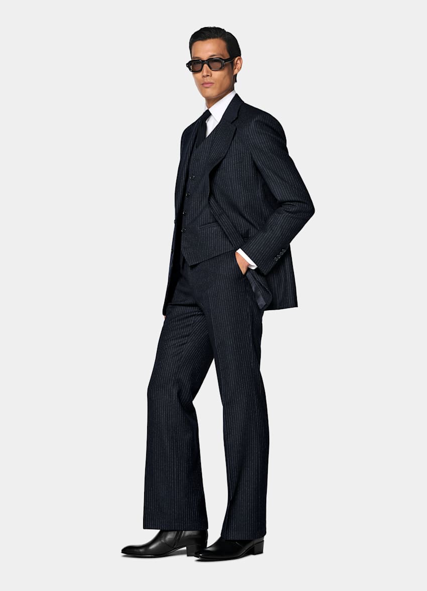 Navy Relaxed Fit Roma Suit