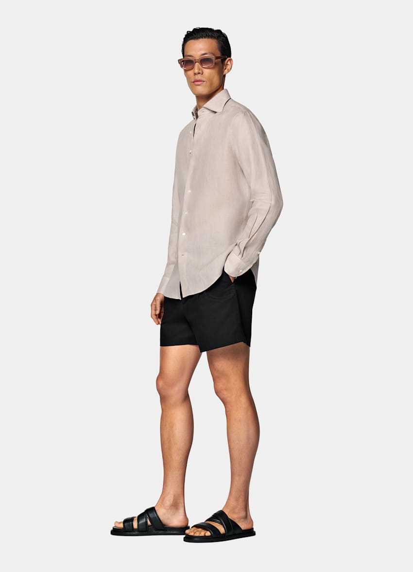 Taupe Relaxed Fit Shirt