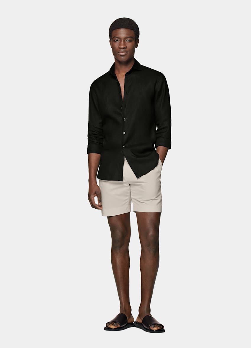 Black Slim Fit Shirt