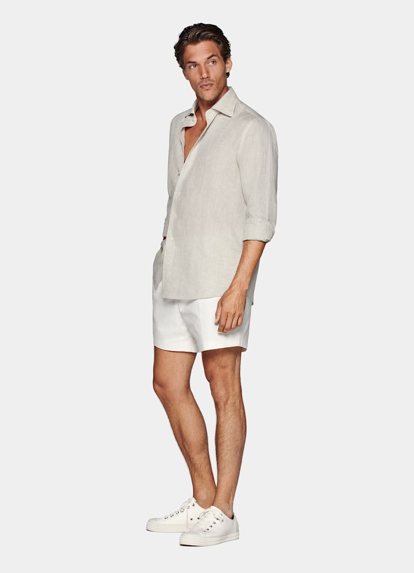 Sand Slim Fit Shirt