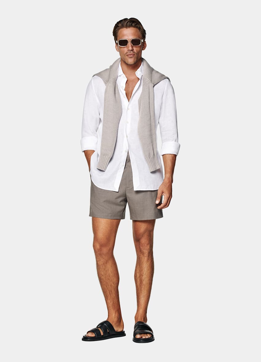 White Tailored Fit Shirt