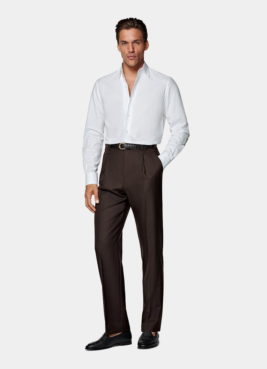 White Tailored Fit Shirt