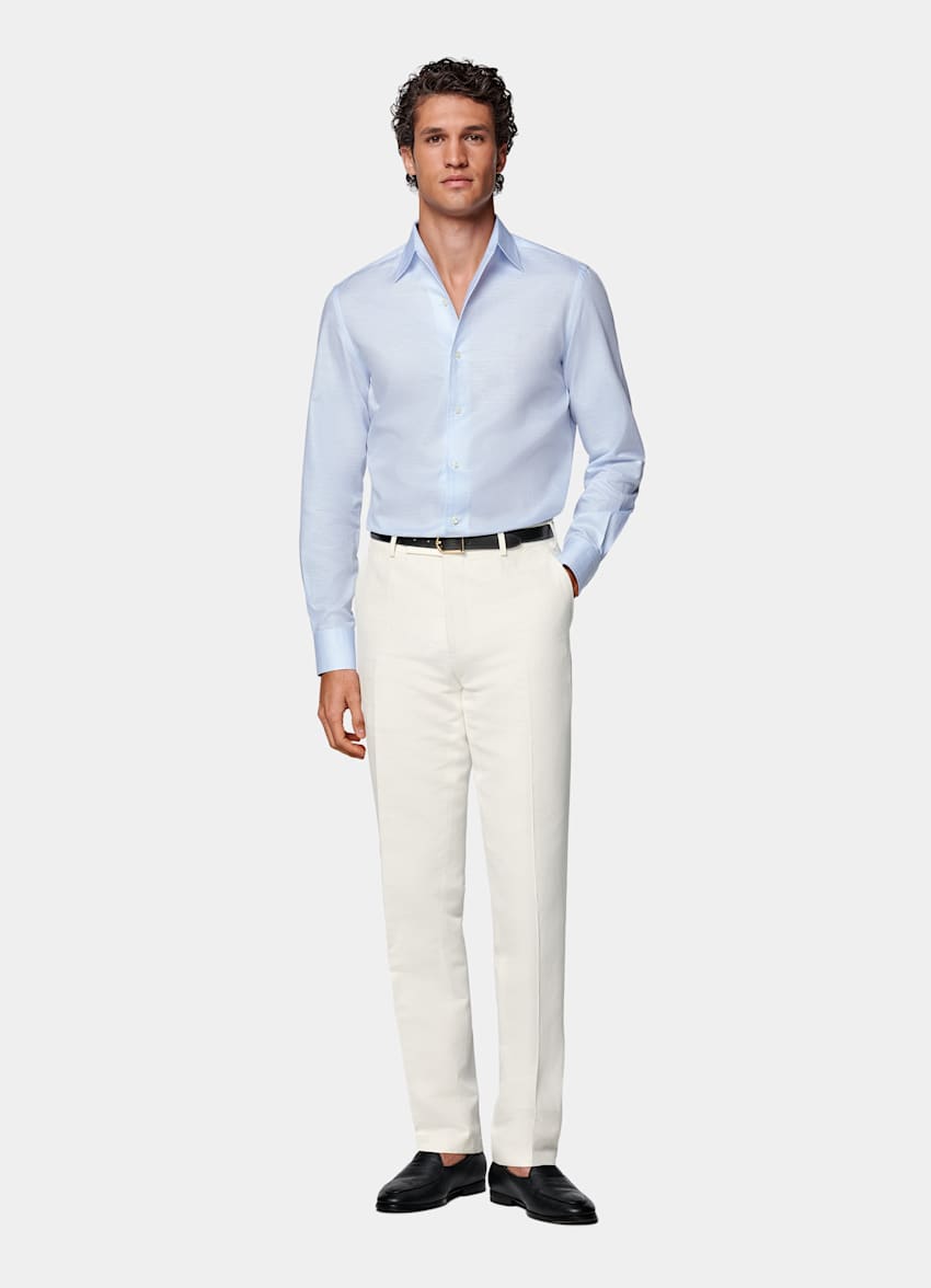 Hemd hellblau Tailored Fit