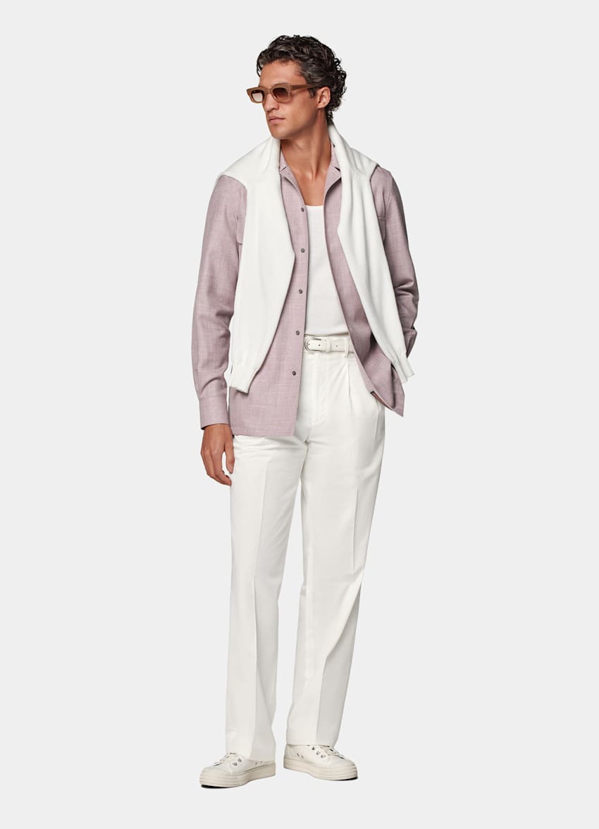 Purple Relaxed Fit Shirt