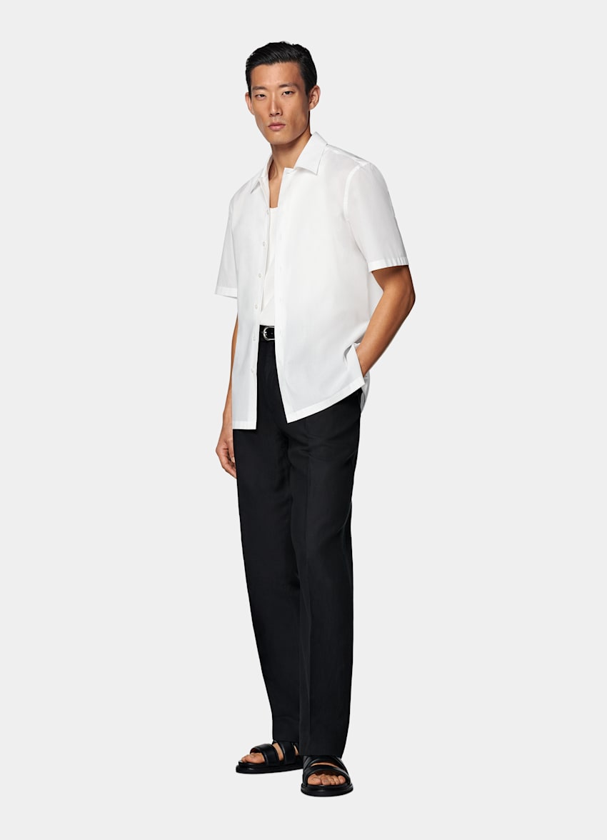 White Tailored Fit Shirt
