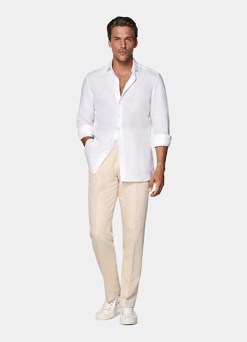 White Relaxed Fit Shirt