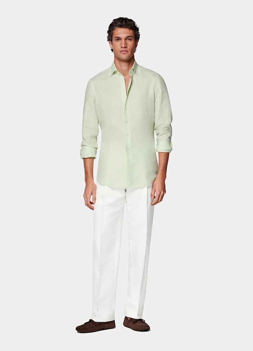 Light Green Relaxed Fit Shirt