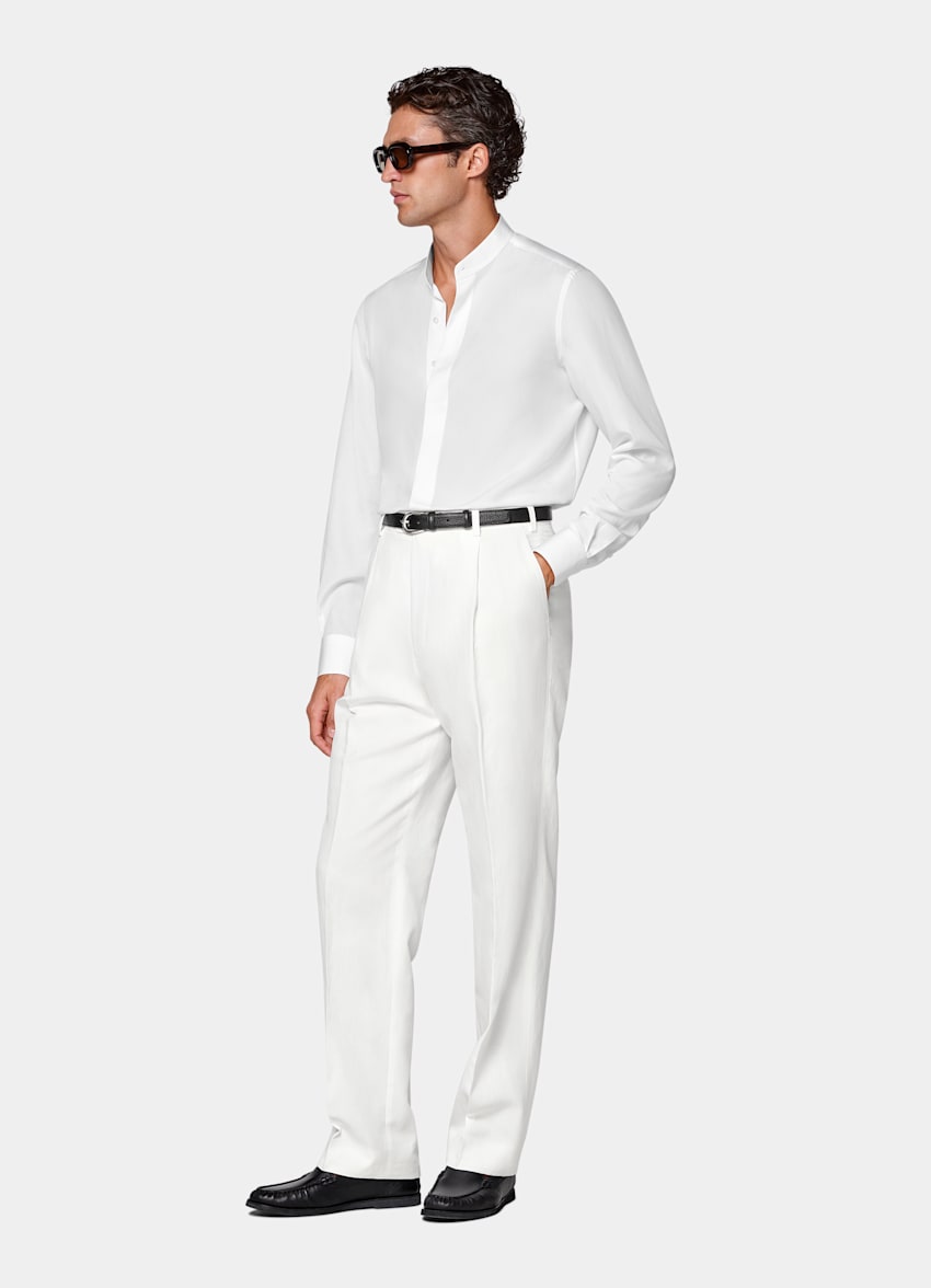 Off-White Lyocell SIlk Shirt