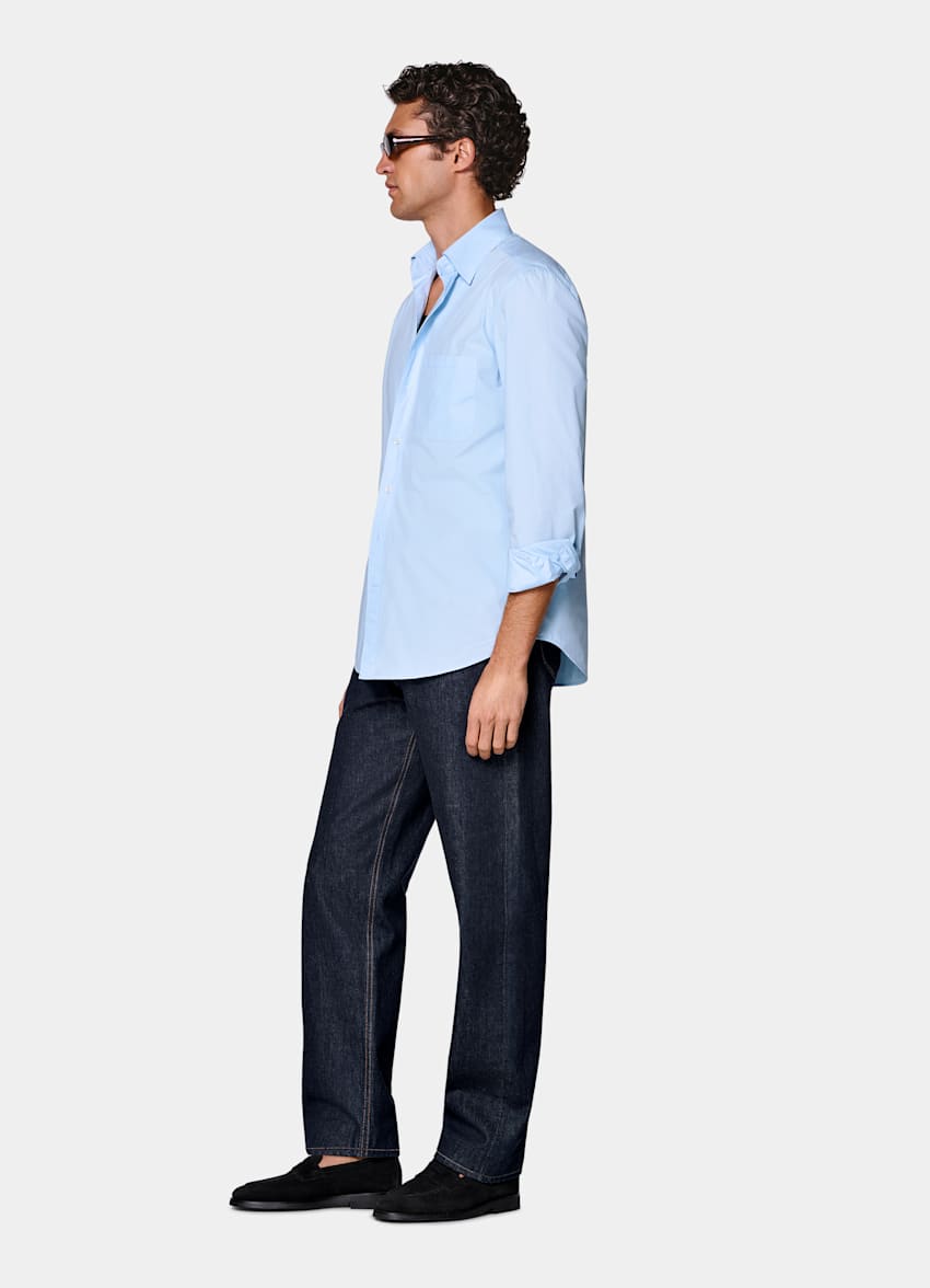 Light Blue Cotton Shirt