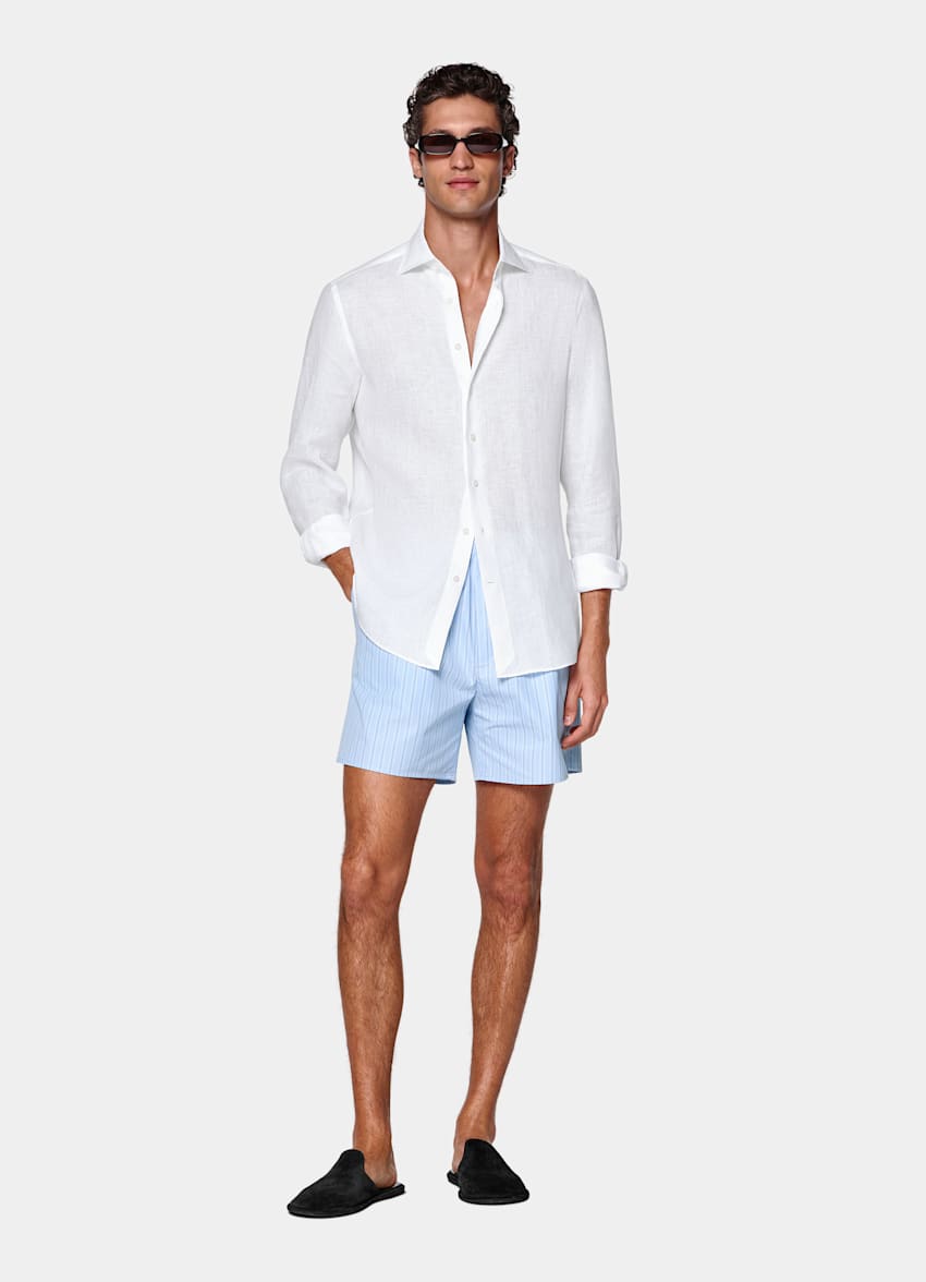 White Linen Shirt