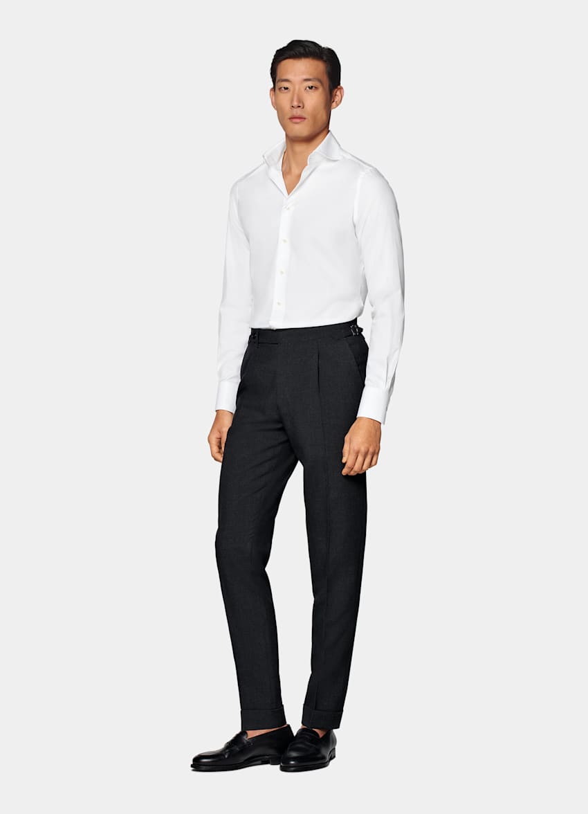 White Twill Extra Slim Fit Shirt